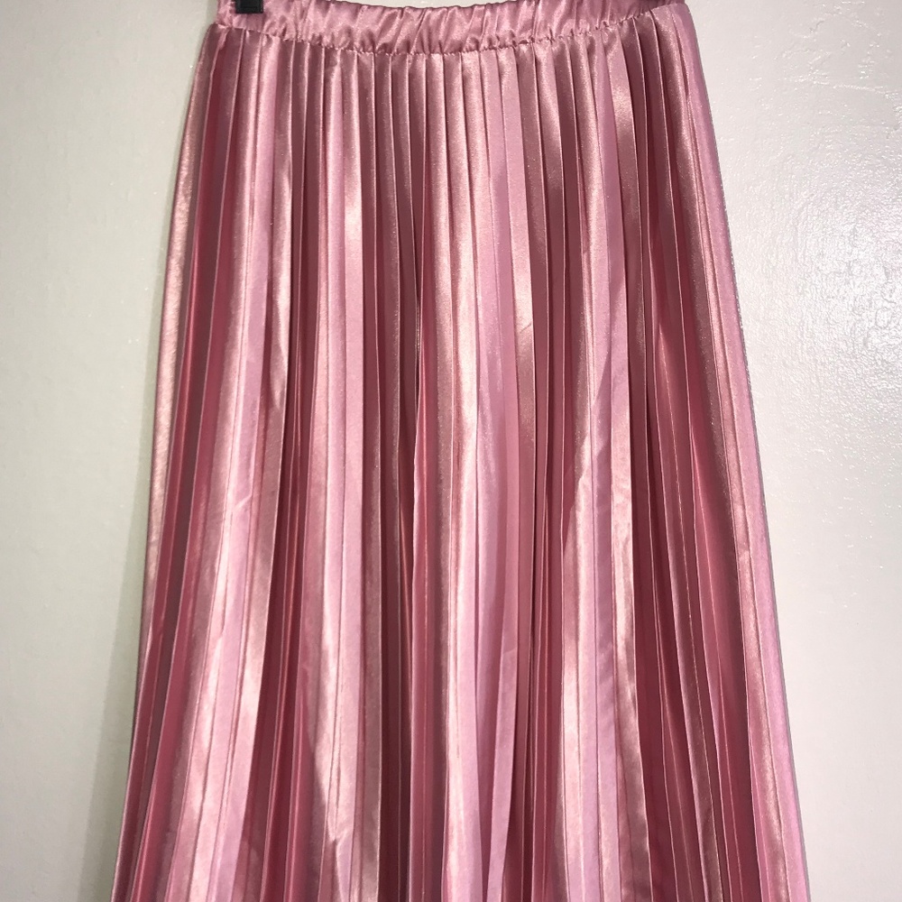 My Amelia James Monroe Pleated Skirt Pink NWT